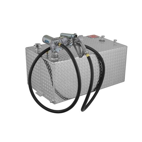 RDS Aluminum Transfer Fuel Tank, 55 Gallon, Rectangular, Diamond Plate ...