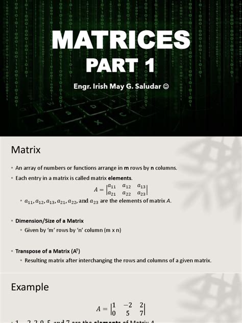 Image result for Matrices Tutorial Videos Download