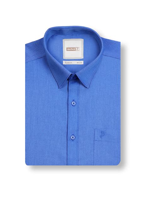 Buy Karna Denim Blue Colour Cotton Shirt | Party Wear Shirt Online ...
