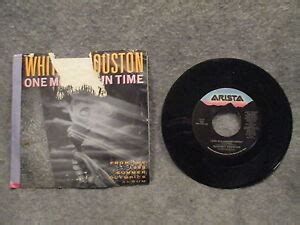 45 RPM 7" Record Whitney Houston One Moment In Time Arista Records AS1 ...