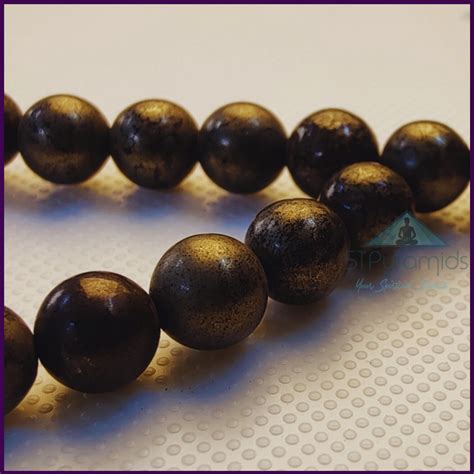 Pyrite Gold Mala Beads (108) – Empowering Meditation & Manifestation T ...