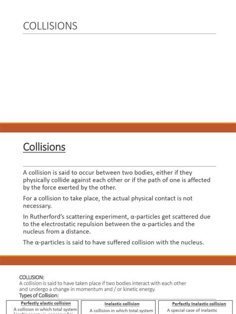 Image result for Lesson 22 Collisions Part 4