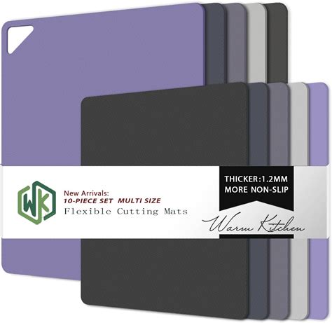 Amazon.com: Plastic Cutting Boards for Kitchen, WK Flexible Cutting ...