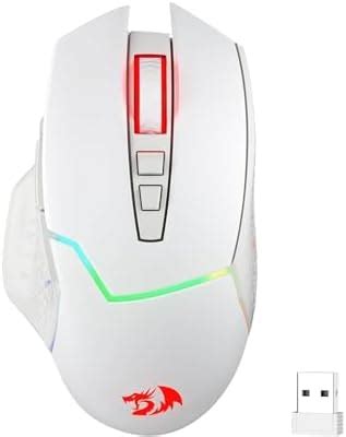 Redragon M690 PRO Wireless Gaming Mouse, 8000 DPI Wired/Wireless Gamer ...