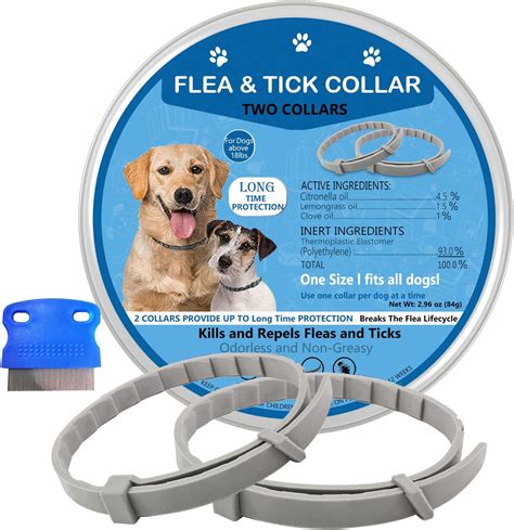 Flea and Tick Collar for Dog & Puppies, Safe | Ubuy India