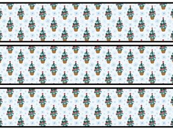 Christmas Trees Bulletin Board Decor Kit, Christmas Trees Letters ...