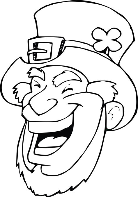 Printable Leprechaun Coloring Page