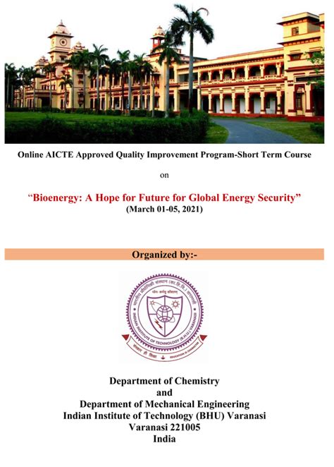 Online AICTE Approved Quality Improvement Program-Short Term Course on ...