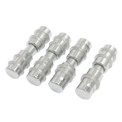 Alcoa Prime4 Pcs Glass Cabinet Double Ends Plastic Washer Stainless ...