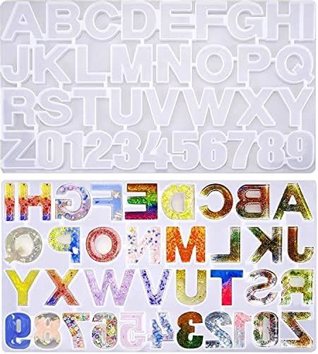 KIRA Store Box Silicone Deepen Letter Molds for Resin, Backward Resin ...