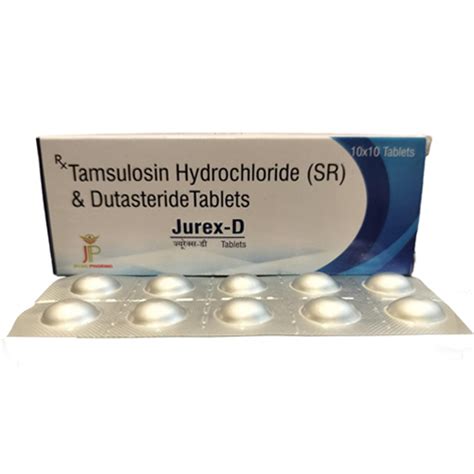 JurexD - Tamsulosin Hydrochloride (SR) & Dutasteride - Jecks Pharma