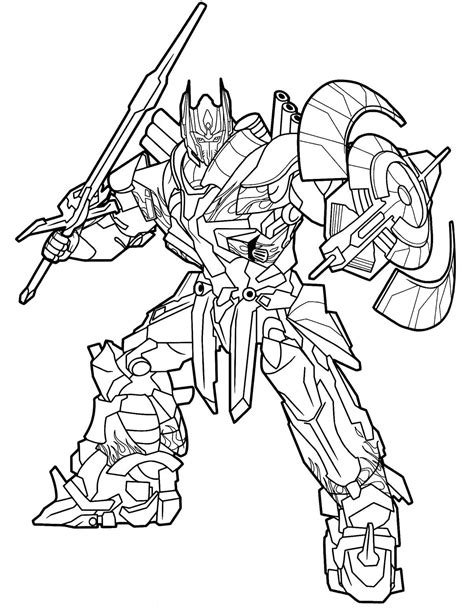 Optimus Prime Coloring pages - 120 Free coloring pages