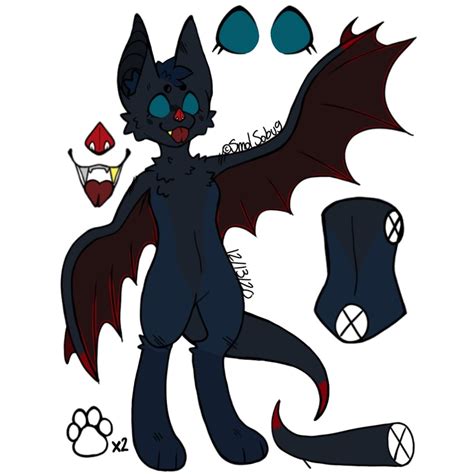 New Fursona: Spooky Da Bat =P (SmolSobug on devient art f2u Bat base ...