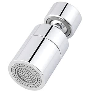 Waternymph Kitchen Sink Faucet Aerator Solid Brass 80-Degree Big Angle ...