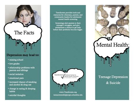 Mental Health Brochure Templates