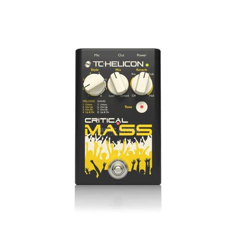 TC Helicon Critical Mass Vocal Effect Pedal – Stompbox.in