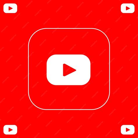 YOUTUBE-LOGO-SYMBOL | Premium Vektor