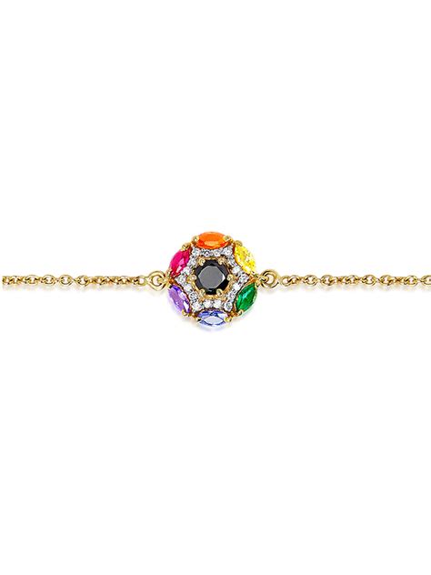Make your belief strong with this Evil Eye 18kt gold bracelet - Carat Crush