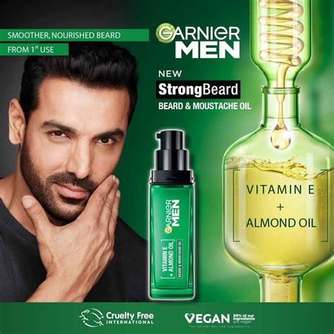Buy Garnier Men Beard Oil - Moustache and Beard Oil for Men