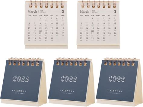 NUOBESTY 2022 Desktop Calendar Mini Planner Wire-Bound Paper India | Ubuy