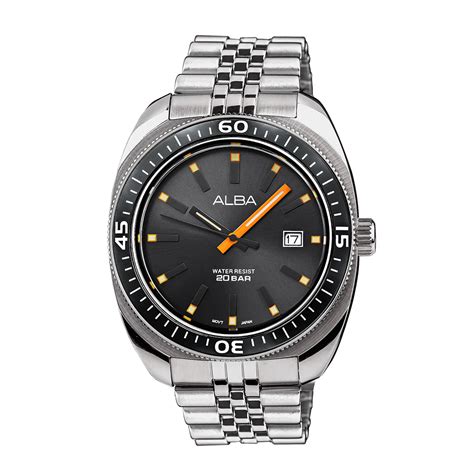 ALBA Davy's Grey Dial Quartz Analog Men's Watch AS9T87X1 – Sai ...