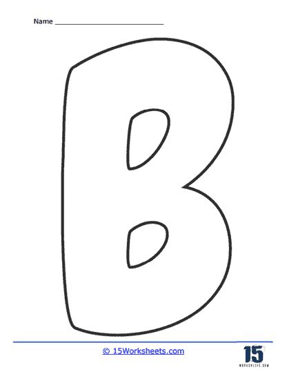 Bubble Letter Worksheets | Fine Motor Control - 15 Worksheets.com