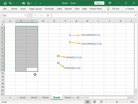 Row Column Function Excel 的图像结果