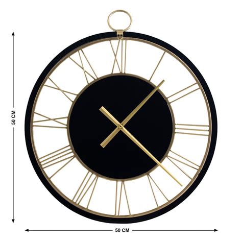 Buy Casablanca Folk Metal Wall Clock - 50cm from Home Centre at just ...