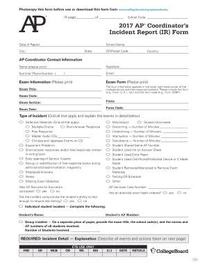 school incident report form Templates - Fillable & Printable Samples ...