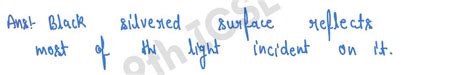 Class 9th ICSE Physics Reflection of Light Exercise 7a