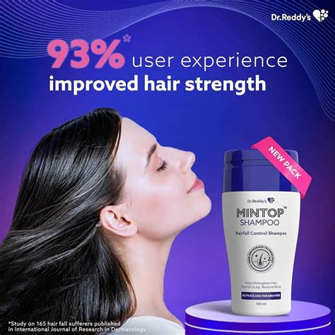 Dr. Reddy's Mintop Pro Shampoo For Hair Fall Control | Fortified With ...