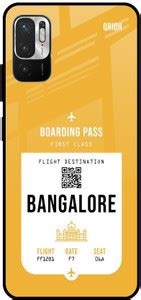 QRIOH Bangalore City Glass Back Cover for Redmi Note 10T 5G - QRIOH ...