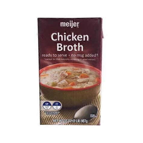 Meijer Chicken Fat Free Broth (32 oz) Delivery or Pickup Near Me ...