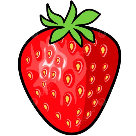 Red Strawberry Vector Art Free Clip Art
