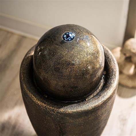 XBrand 25.98 H Round Stone Indoor/Outdoor Modern India | Ubuy