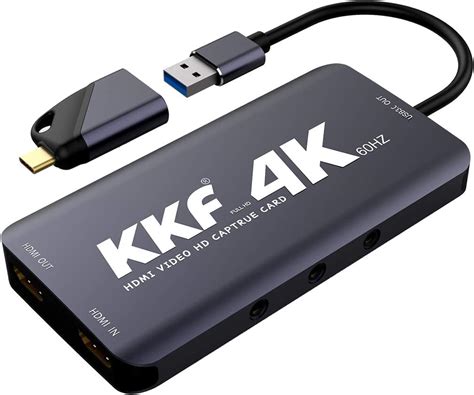Kkf 4K HDMI Capture Card for PS5, PS4, Nintendo Switch, India | Ubuy