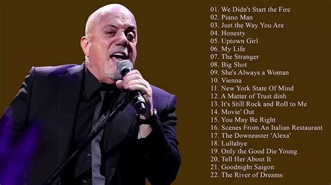 Billy Joel Greatest Hits 2018 || Billy Joel Best Songs Ever 2018 - YouTube