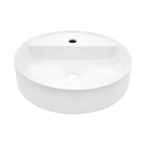 Jaquar JDR 450x450x110mm Thin Rim Round Table Top Wash Basin | mykit ...