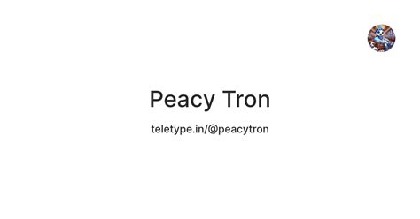 Peacy Tron — Teletype