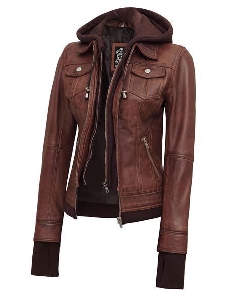 Decrum Leather Moto Jacket Women - Womens Leather Jackets | [1314747 ...