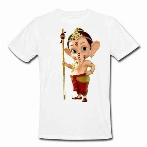 Cotton T Shirts - Round Neck Cotton Half Sleeves Printed T-shirt ...