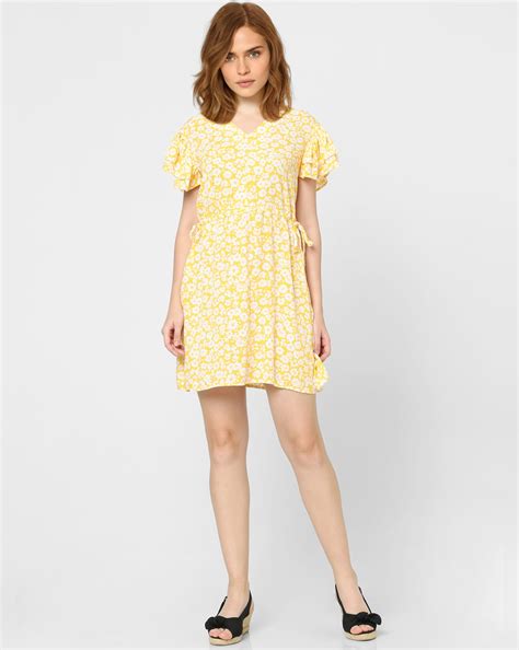 Yellow Floral Dress