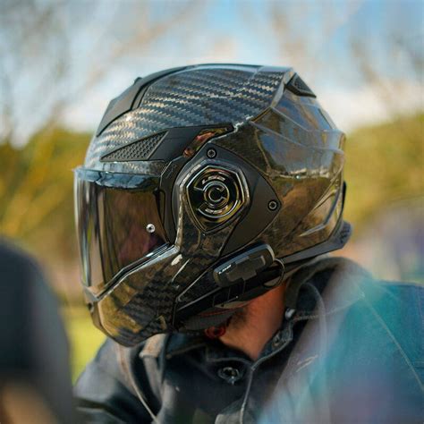 LS2 Vector II Solid Matt Black Crash Helmet with Pre-Installed 4x ...