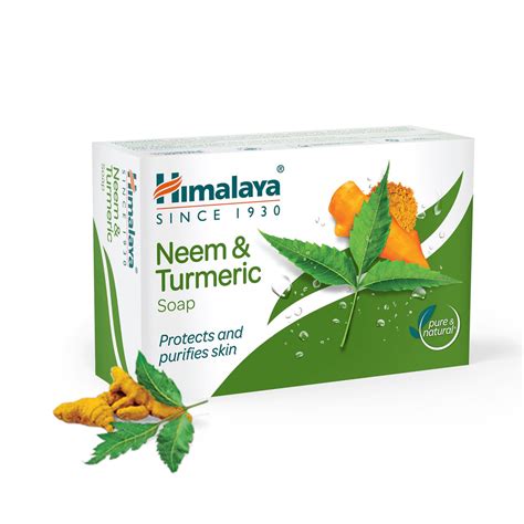 Himalaya Neem & Turmeric Soap - Cleanses & Purifies Skin – Himalaya ...
