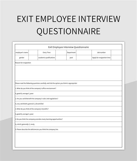Interview Questionnaire Template - prntbl.concejomunicipaldechinu.gov.co