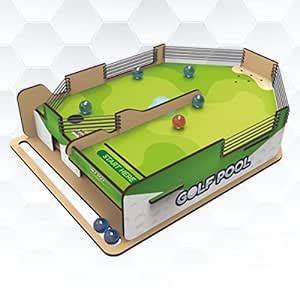 Buy Webby DIY Wooden Golf Pool Game with Marble, Table Top Fun Family ...