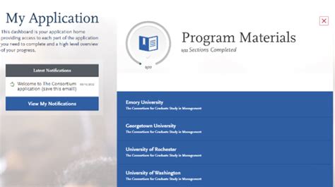 Consortium MBA Application 的图像结果