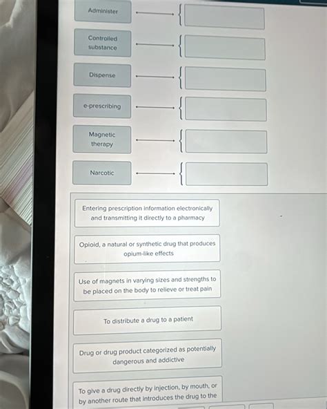 Solved: Administer Controlled substance Dispense e-prescribing Magnetic ...