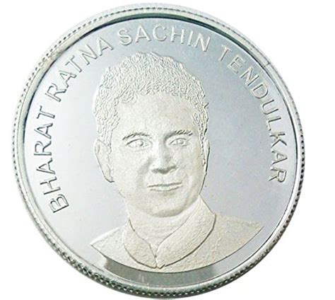Buy 10grams BHARAT RATNA SACHIN TENDULKAR pure silver coin at Amazon.in