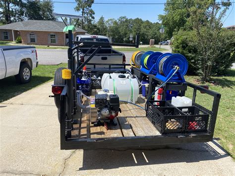 Power Washing Trailer Setup 的图像结果